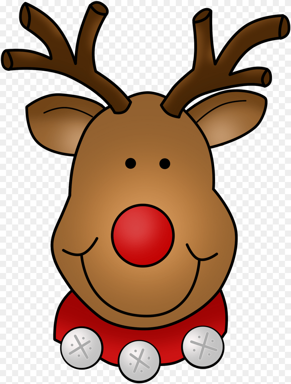 Dots Rudolph The Red Nosed Reindeer Face, Animal, Deer, Wildlife, Mammal Png