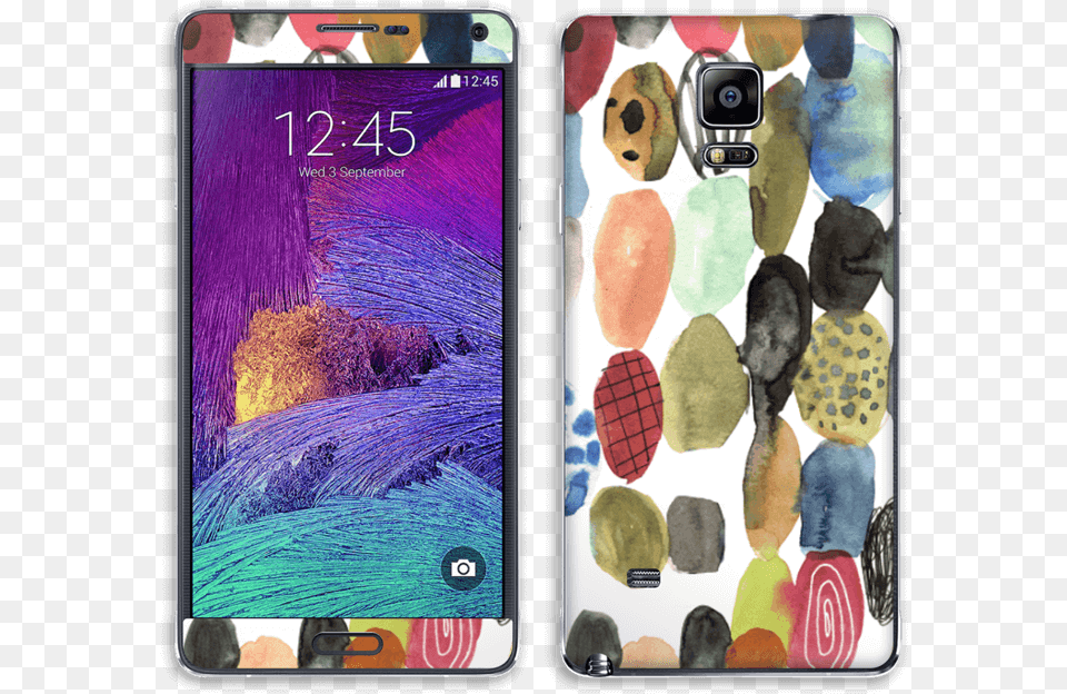 Dots Watercolor Samsung Galaxy Note 4 32 Gb Gold Unlocked, Electronics, Mobile Phone, Phone Png Image