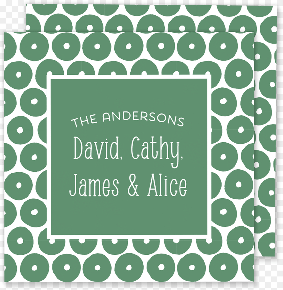 Dotted Family Calling Card Greeting Card, Pattern, Home Decor Png Image