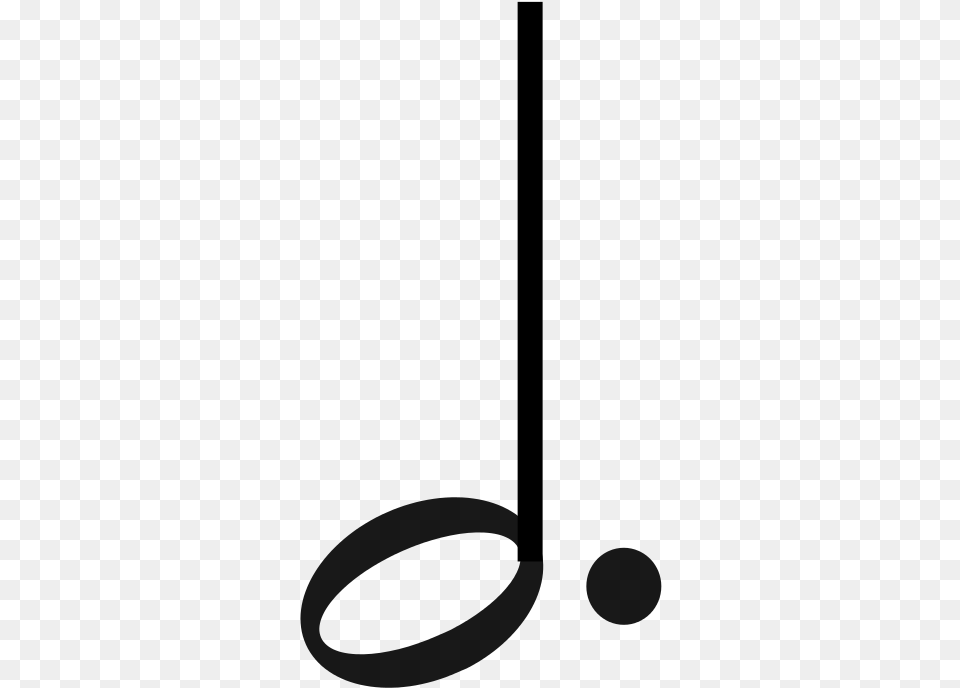 Dotted Half Note Dotted Half Note, Gray Png Image