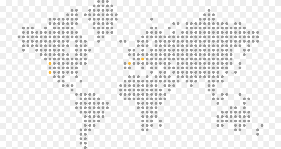 Dotted World Map, Text Free Transparent Png