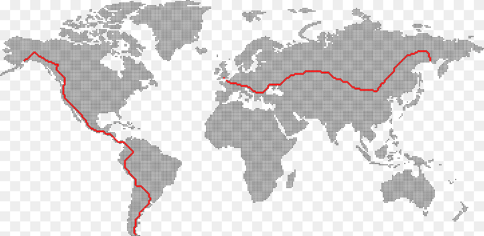 Dotted World Map Dotted World Map Vector, Mountain, Nature, Outdoors Free Transparent Png