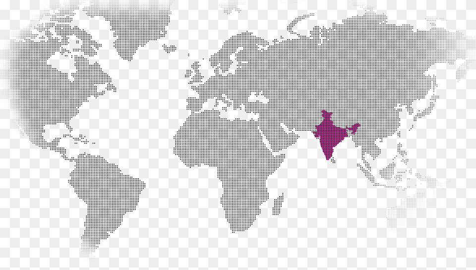 Dotted World Map Vector Download Community Geography, Silhouette, Purple Png Image