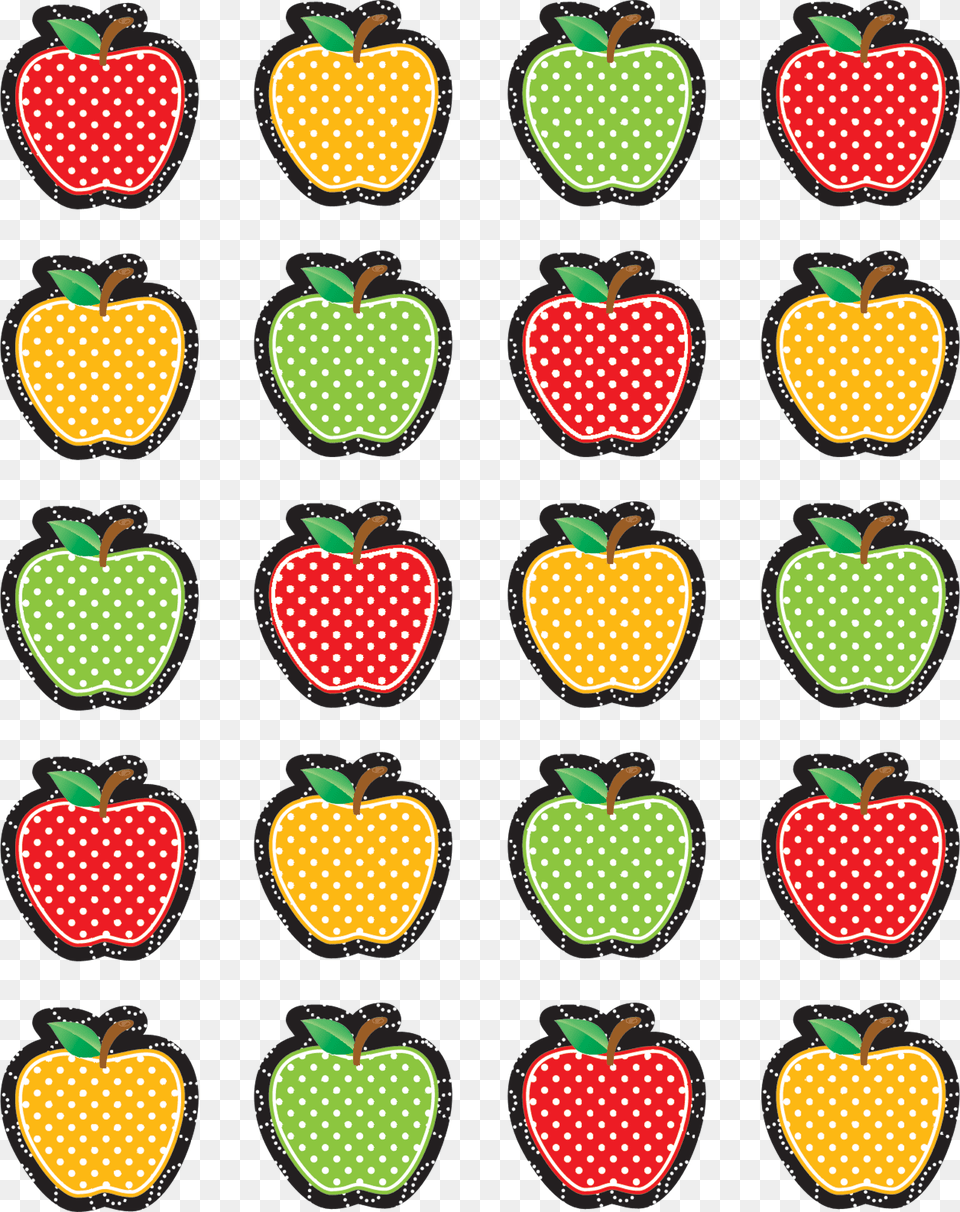 Dotty Apples Stickers Apple Patterning, Berry, Food, Fruit, Pattern Free Png Download