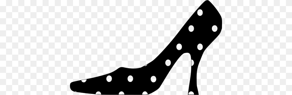 Dotty Shoe, Gray Png