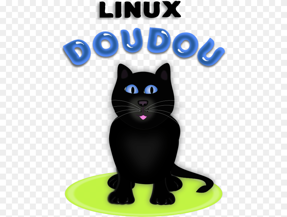 Dou Dou Linux Logo Contest Vector Clip Art, Animal, Cat, Mammal, Pet Free Png Download