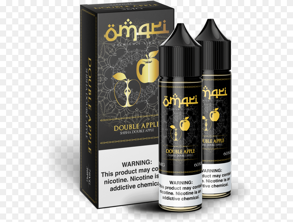 Double Apple Shisha 120ml Omari Desert Knight E Juice, Bottle, Cosmetics, Perfume, Can Free Png Download