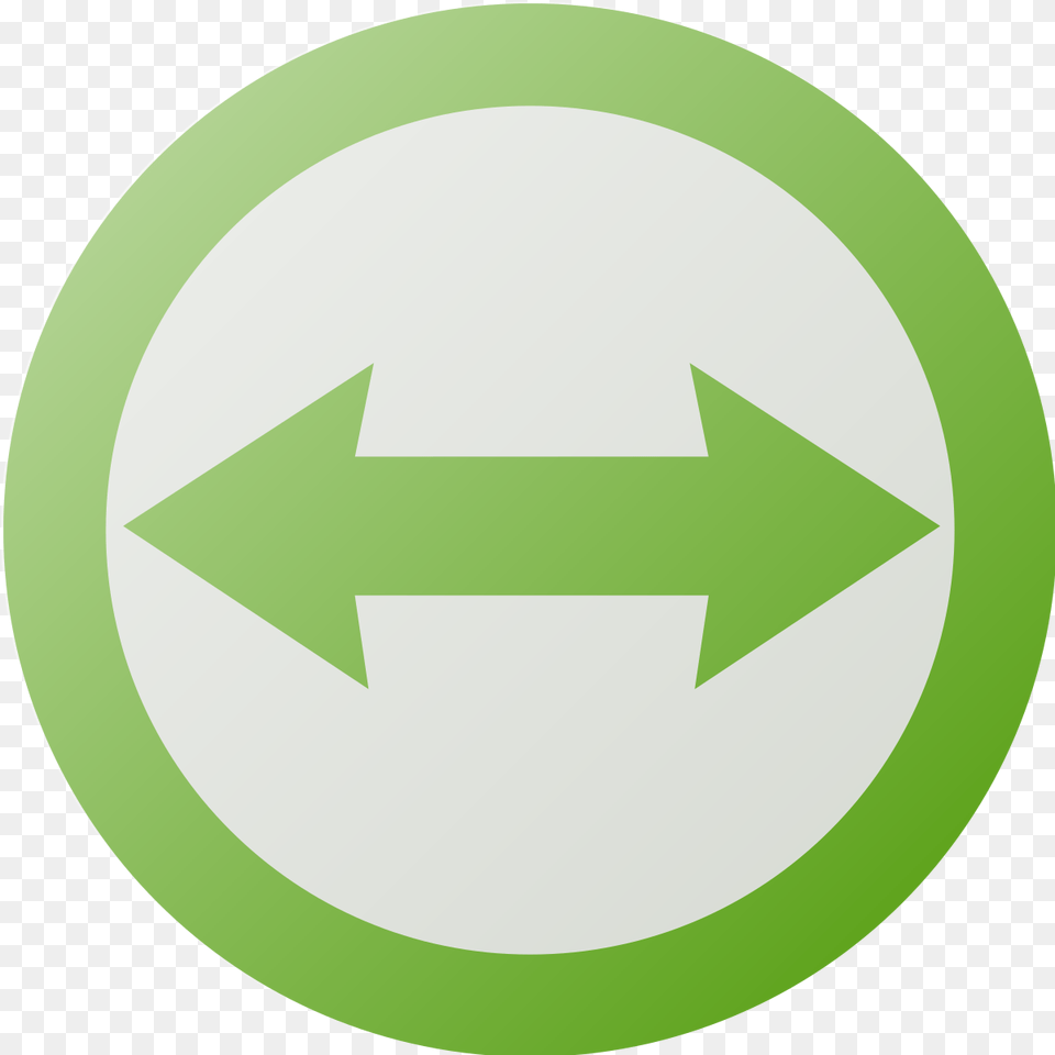 Double Arrow Directional Sign, Symbol, Disk, Recycling Symbol, Logo Free Png Download