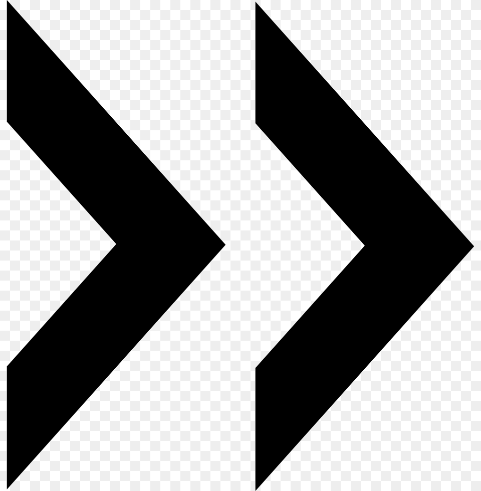 Double Arrow Double Arrow, Triangle, Symbol Png Image