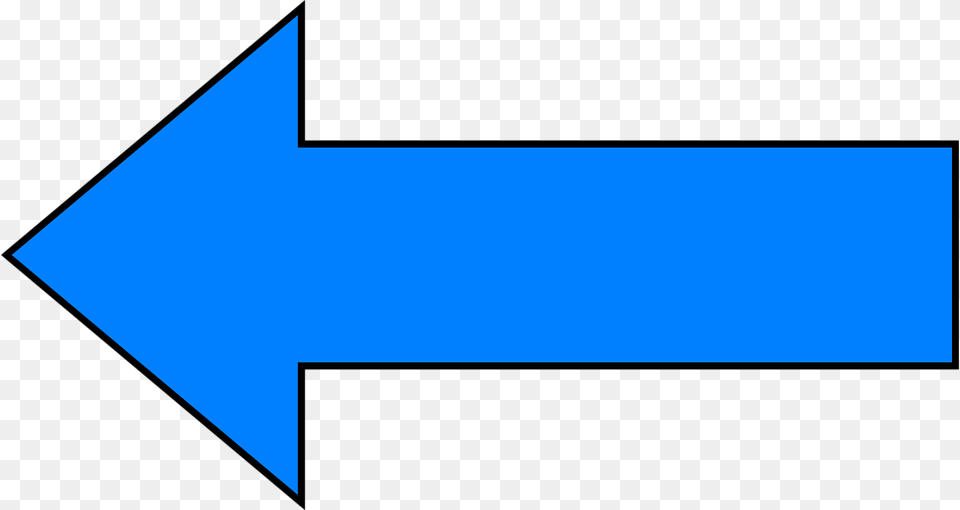 Double Arrow Sign Clip Art Free Vector In Open Office Blue Arrow Pointing To The Left, Triangle Png Image