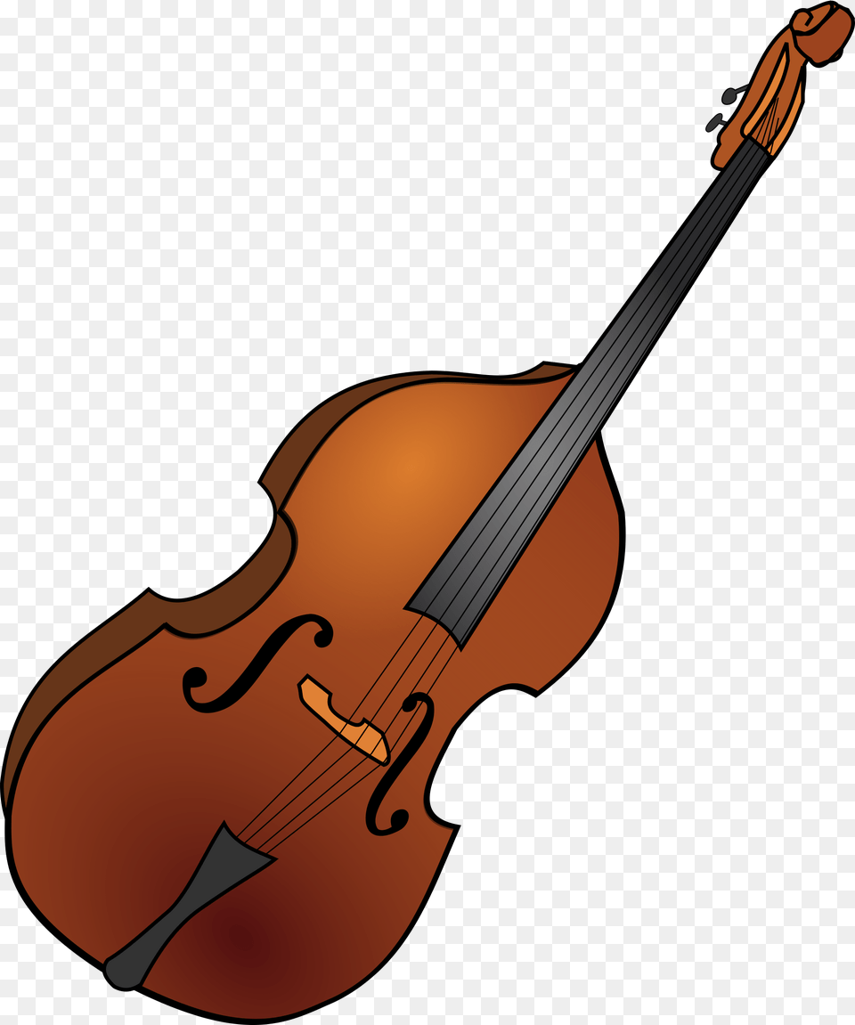 Double Bass Big Bass Instrument Clipart, Cello, Musical Instrument, Guitar Png Image