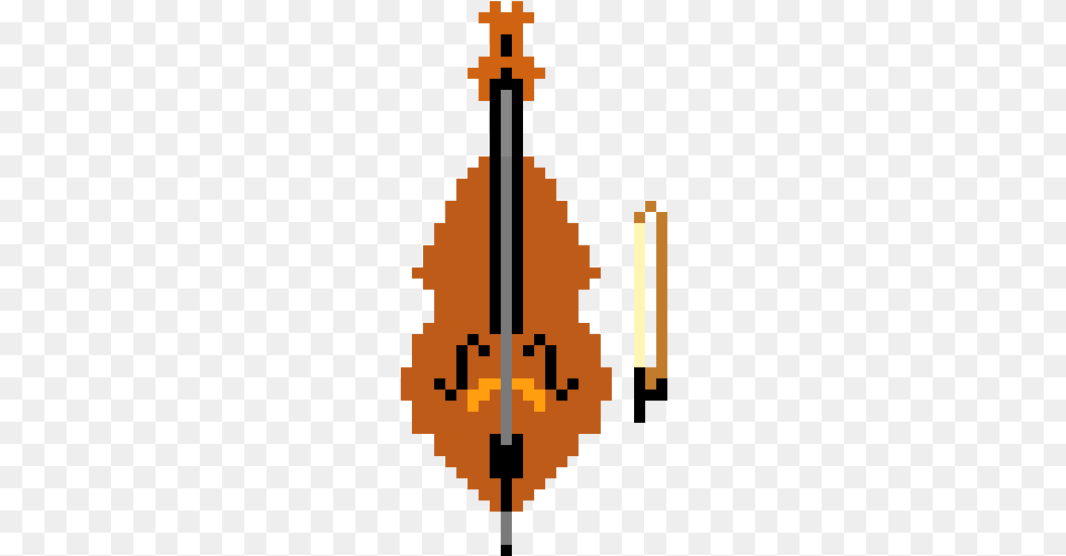 Double Bass Pixel Art Double Bass Free Transparent Png