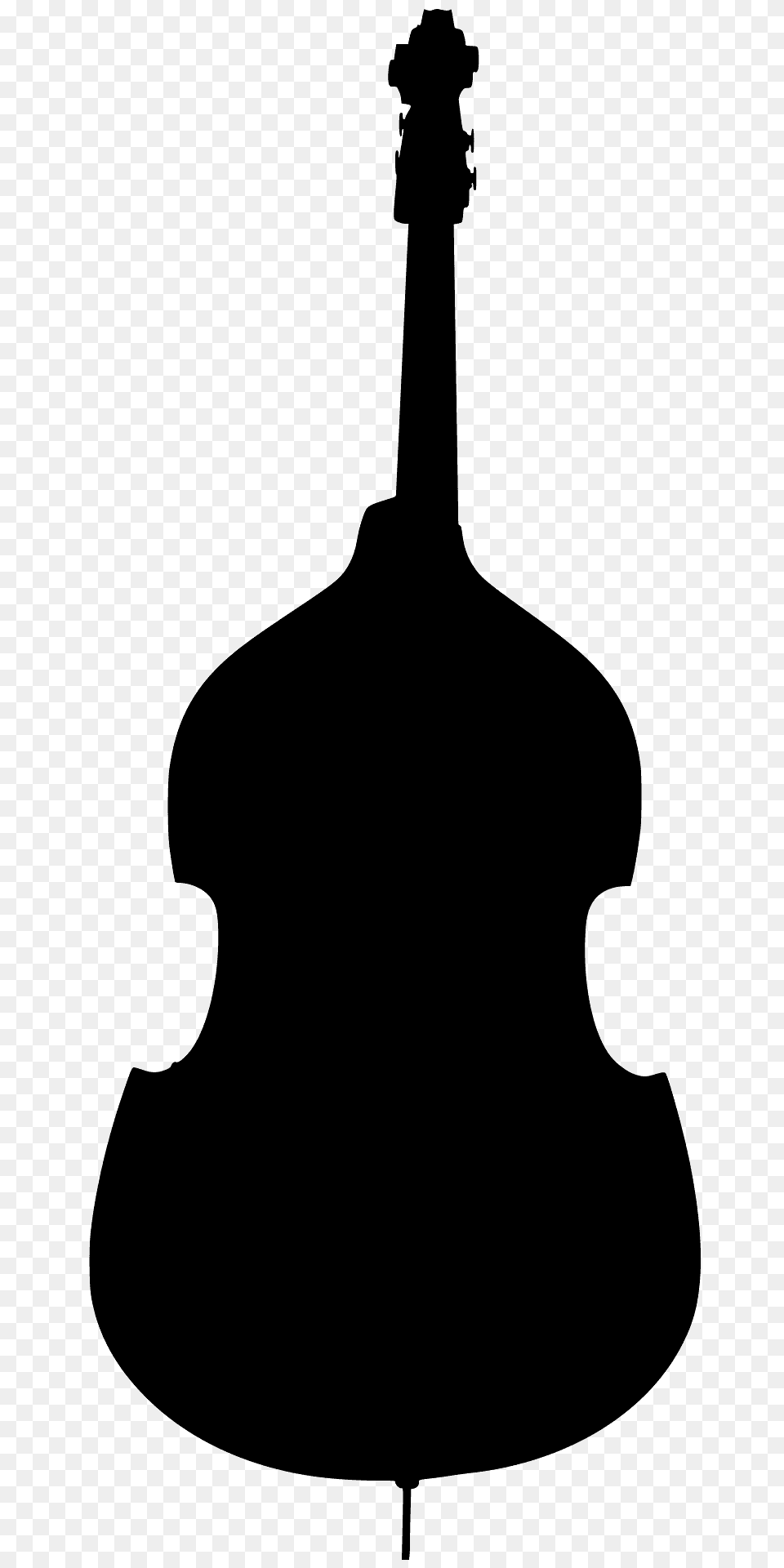 Double Bass Silhouette, Cello, Musical Instrument Png