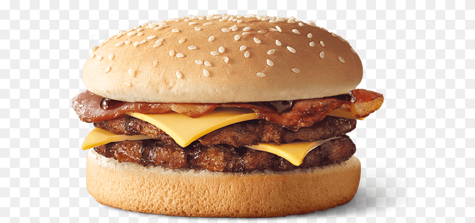 Double Bbq Bacon Stacker Hungry Jacks Bacon Deluxe, Burger, Food Free Png