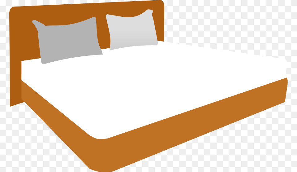 Double Bed Clipart For Web, Furniture, Mattress Free Png Download