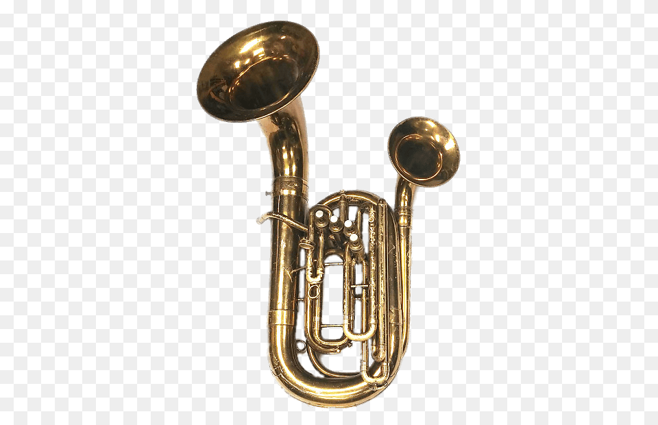 Double Bell Euphonium, Brass Section, Horn, Musical Instrument, Tuba Png Image