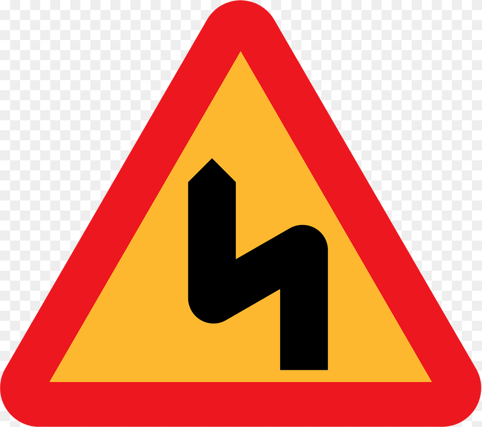 Double Bend Clipart, Sign, Symbol, Road Sign, Dynamite Free Transparent Png