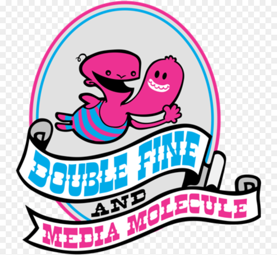 Double Bubble Molecule Meetup Double Fine Games Logo, Sticker, Hat, Clothing, Cap Free Transparent Png