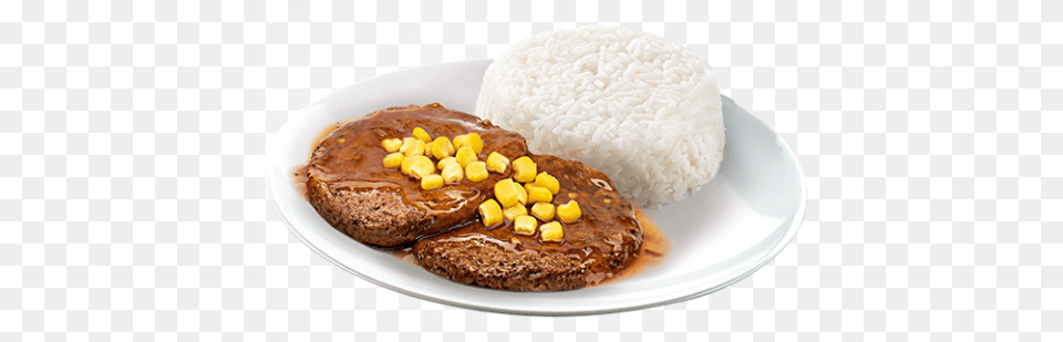 Double Burger Steak Jollibee Price, Food, Meal, Lunch, Grain Png Image
