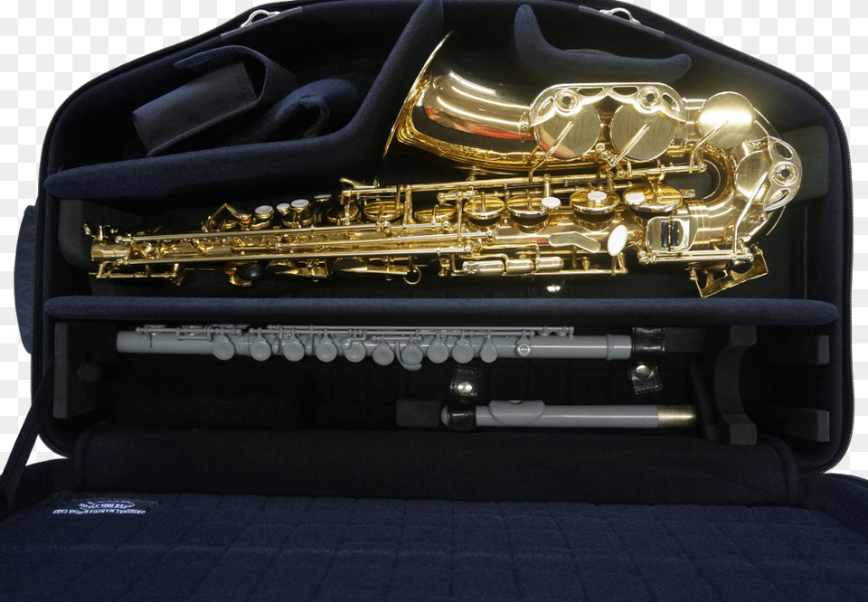 Double Case For Alto And Soprano Saxophone Alto Saxophone, Musical Instrument, Car, Transportation, Vehicle Png Image
