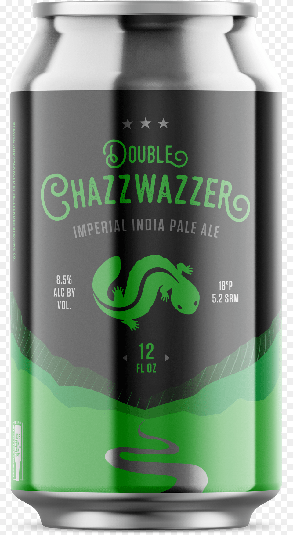 Double Chazzwazzer Imperial Ipa India Pale Ale, Alcohol, Beer, Beverage, Tin Free Png Download