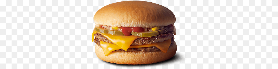 Double Cheeseburger Mcdonalds Burger, Food Free Png