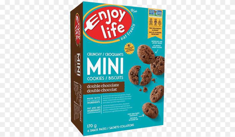 Double Chocolate Crunchy Mini Cookies, Advertisement, Food, Poster, Sweets Free Png