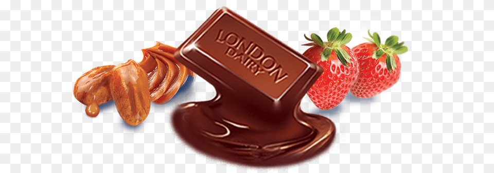 Double Chocolate Natural Strawberry Amp Pralinesampcream Strawberry, Food, Meal, Berry, Fruit Free Transparent Png