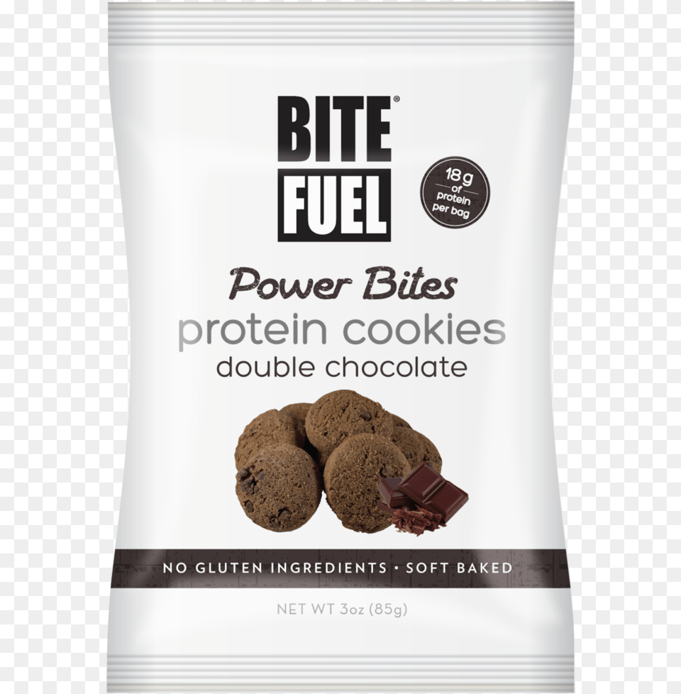 Double Chocolate Protein Cookies Bite Fuel Power Bites Protein Cookies Double Chocolate, Food, Sweets, Cookie, Dessert Png Image