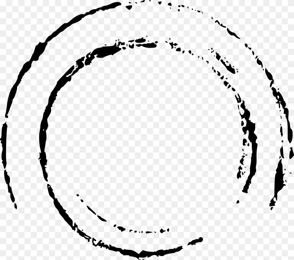 Double Circle, Gray Png Image