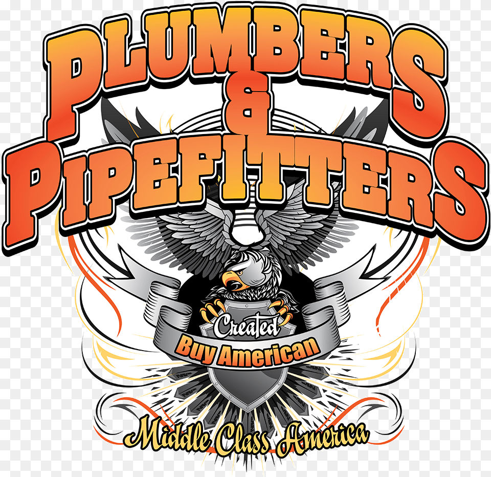 Double Click On Above To View Full Picture Plumbers And Pipefitters, Advertisement, Poster, Emblem, Symbol Png Image