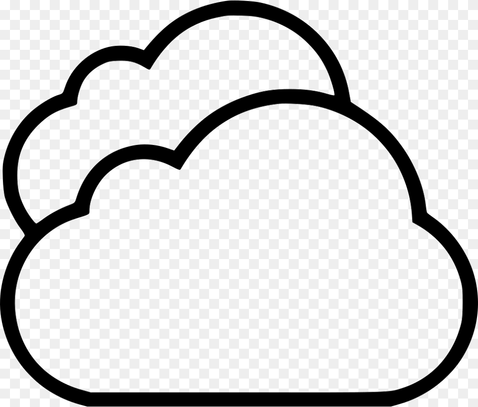 Double Cloud Comments Cloud Weather Icon, Smoke Pipe Png