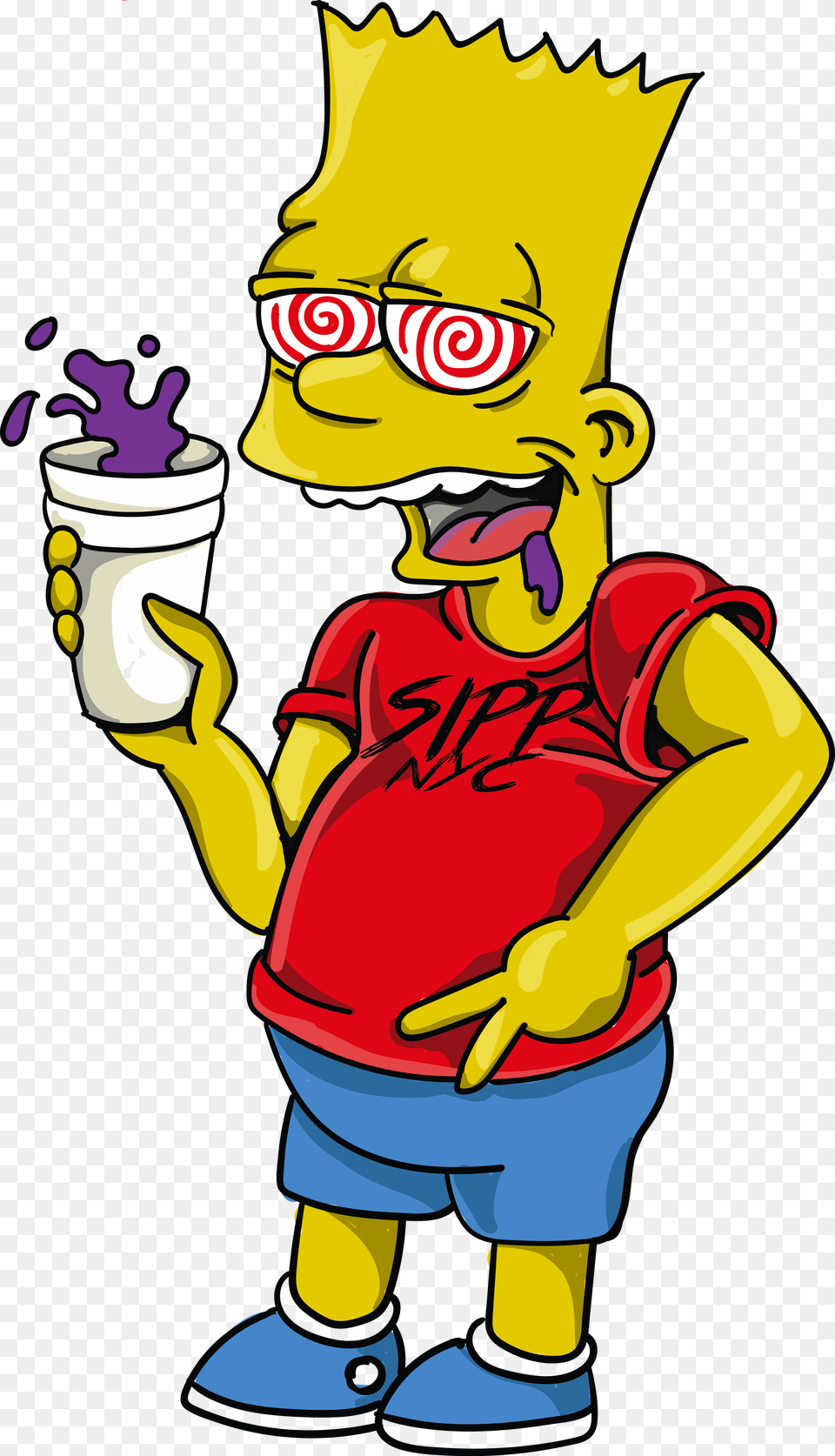 Double Cup Cartoon Character With Double Cup, Cream, Dessert, Food, Ice Cream Png