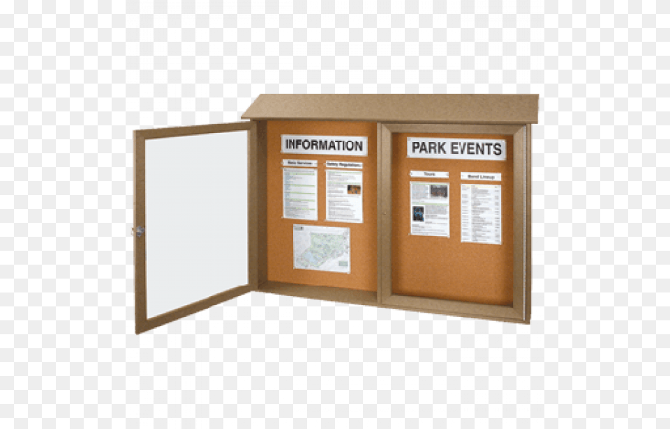 Double Door Message Board Bulletin Board, Box Free Png