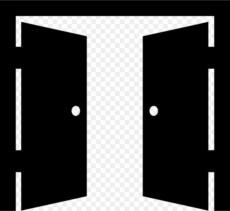 Double Door Opened Icon Download Png