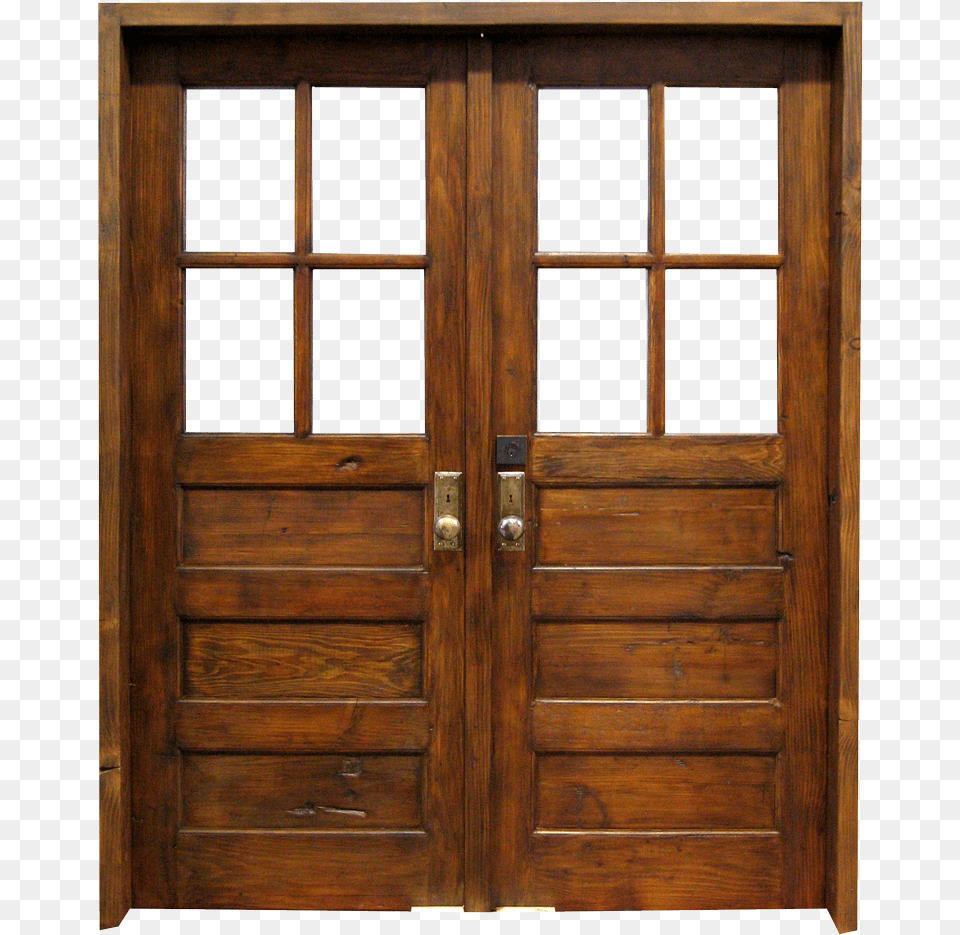 Double Doors Home Door, Architecture, Building, Hardwood, Housing Png Image