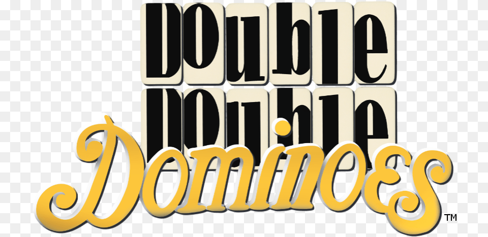 Double Double Dominoes Logo, Text, People, Person, Dynamite Free Transparent Png