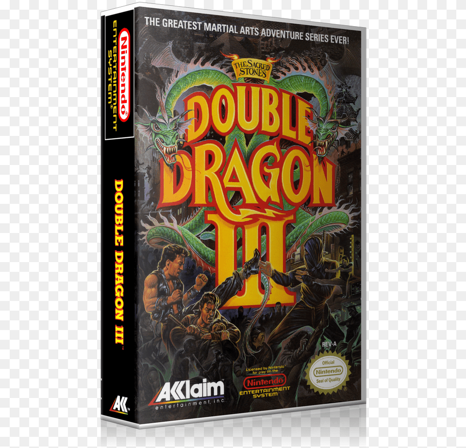 Double Dragon 3 Box, Publication, Book, Comics, Person Free Png Download