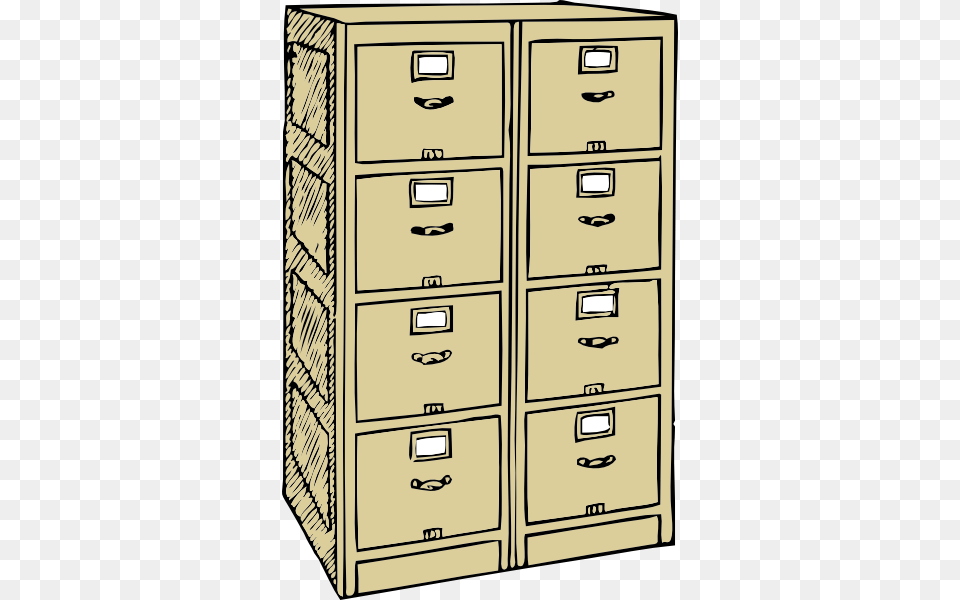 Double Drawer File Cabinet Clip Art File Cabinets Clipart, Furniture Free Png