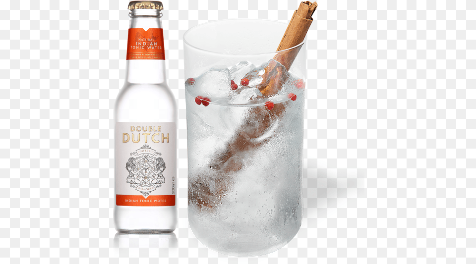 Double Dutch Skinny Tonic Water, Alcohol, Beer, Beverage, Glass Png Image