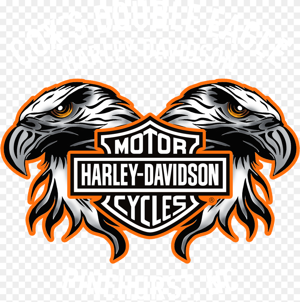 Double Eagle Harley Harley Davidson Eagle Logo Free Png Download