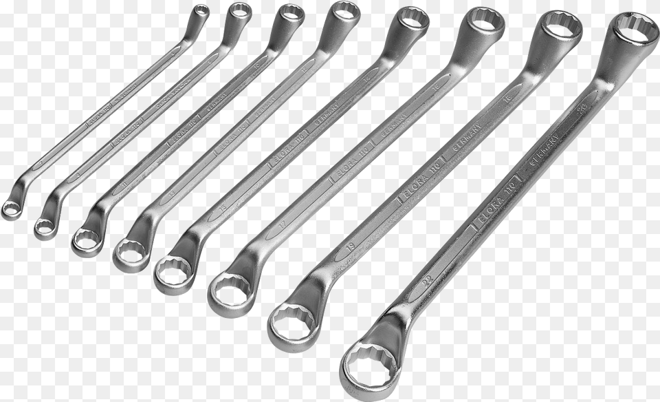 Double Ended Ring Spanner Set Download Ring Spanners, Wrench, Blade, Dagger, Knife Png