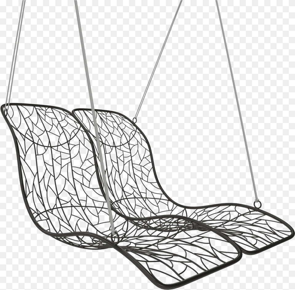 Double Hanging Lounger Chair, Swing, Toy, Furniture Free Png