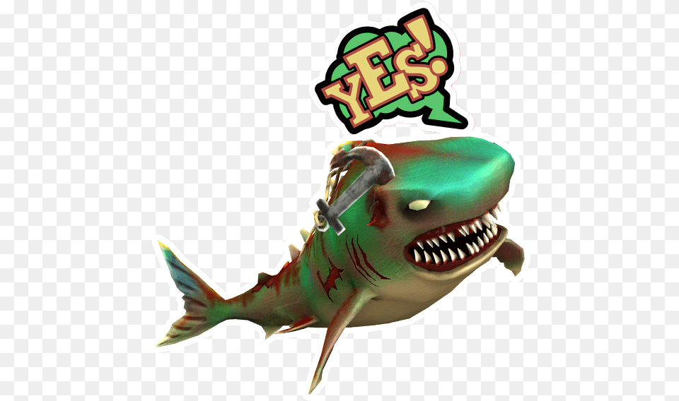 Double Head Shark Attack Messages Sticker 5 Double Head Shark Attack First Dino Shark, Animal, Fish, Sea Life, Dinosaur Png
