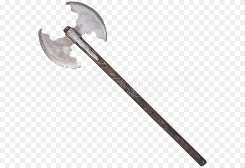 Double Headed Axe For Sale, Weapon, Device, Tool, Blade Png Image