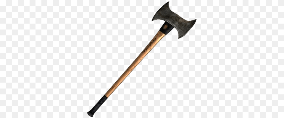 Double Headed Axe Transparent, Device, Tool, Weapon Png