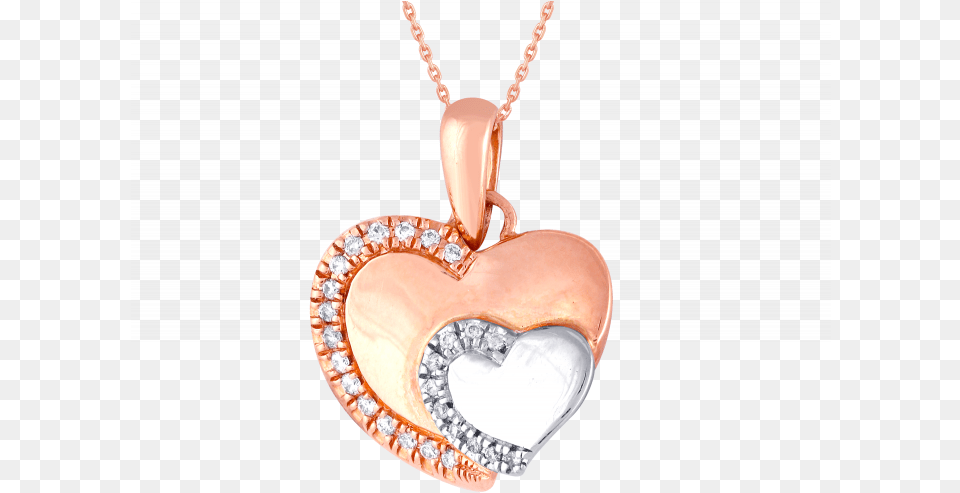 Double Hearts Diamond Pendant Locket, Accessories, Jewelry, Necklace Png