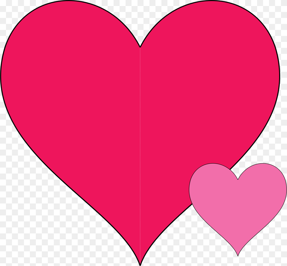 Double Hearts Doodle Clipart Big Double Heart, Balloon Free Transparent Png