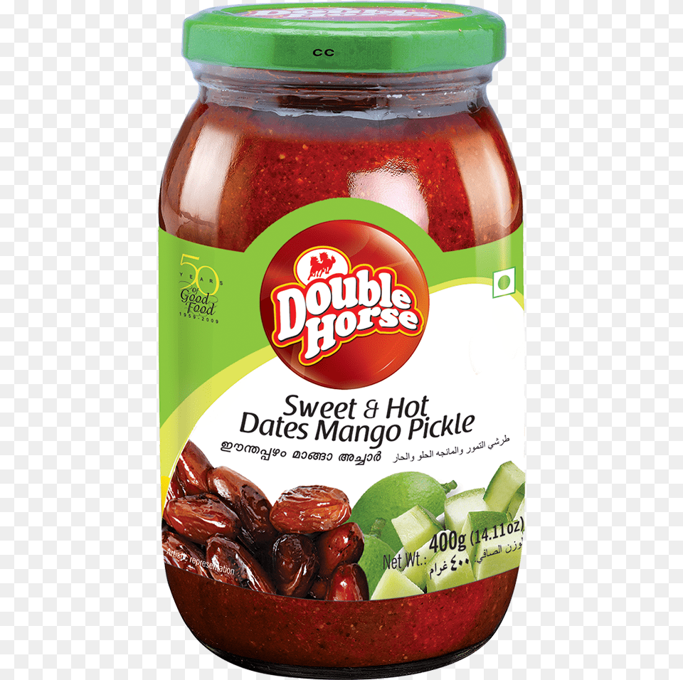 Double Horse Tender Mango Pickle, Food, Relish, Ketchup Png