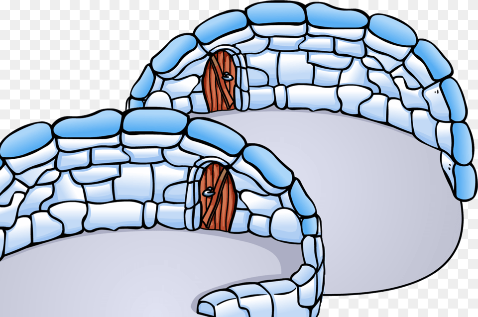 Double Igloo Club Penguin Double Igloo, Nature, Outdoors, Snow Free Png
